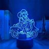 KJsdaADSA 3D Anime Lamp Night Light Illusion Light Nightlight Kill The Kill Ryuko Matoi Led per arredamento camera da letto Regalo Ryuko Matoi Kill The Kill 16 colori
