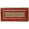 Floormad Cocco Zerbino, Fibra/Vinile, Rosso, 50x100x1.7 cm