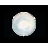 Generico Plafoniera classica in vetro 1 luce Duna Azzurro D.40 cm lampada da parete in vetro per bagno camera soggiorno cucina scala corridoio