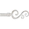 emmevi Bastone Tenda Estendibile 120-210 o 160-300 Ferro Antichizzato Shabby Chic Asta Anelli Scorritenda mod.BASTONE TENDA SPIRALI NEW 160-300 SHABBY CHIC