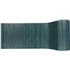 Casatessile CASA TESSILE Tappeto Bamboo Cucina Tinta Unita Antiscivolo, a metraggio Passatoia bambù, Tappeto Bamboo su Misura. - Blu