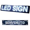 DISCORAMA INSEGNA LUMINOSA TABELLA WIFI SCORREVOLE LED PROGRAMMABILE 100x20CM LUCE BIANCA