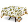 MyVorrei Tovaglia Quadrata Fantasia Old Lemon Cotone 100% 150x150 con 4 tovaglioli