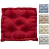 Tata Home Cuscino per Sedia 60x60 cm Cuscino Mattonella Sedia da Interno ed Esterno Cuscino Pavimento Materasso Trapuntato Imbottito Altezza 10 cm Mod. Big Colore Rosso