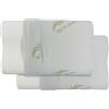 Baldiflex - , Coppia di Cuscini in Memory Foam, Modello Ortocervicale, Fodera in Aloe Vera