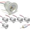 LGJEGD 12v Luce LED da Incasso 1W IP65 Mini Faretto LED 25mm Lampadina Spot Kit Illuminazione soffitto Esterno, 6 Pack (Color : Cool White, Size : 30 Degrees)