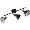Lindby Faretto dimmerabile (Moderno) colore Nero, in Metallo ad es. Cucina Lampada da incasso plafoniera applique