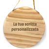 Incidiamo i tuoi sogni Targhetta in Legno Fuoriporta Personalizzabile con Corda in Canapa da Appendere per Porta Targa Personalizzata con Frase Scritta Cognome Nome Natale Feste