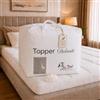 Tex family TOPPER per Materasso in PIUMINO Oca TEX TIROL © DOLOMITI 50% Piumino Oca / 50% Piuma Oca - Piazza e mezza cm. 120x190