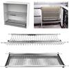LE AMAZZONI STORE Scolapiatti Acciaio Inox 18/10 AISI 304 Attacco A Molle (da 76 per pensili da 80 cm)