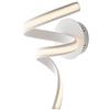 Generico UNIVERSO APPLIQUE LED CURVO MODERNO 10 WATT LAMPADA DA PARETE STILIZZATA TRIPLA COLORAZIONE