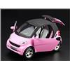 JIFEICHUAN Modello di Auto Decorativo 1:32 for Miniature Smart Modello di Auto in Lega pressofusa Adatto for Collezione di Decorazioni Modello Regalo for Feste per la Decorazione(Pink)