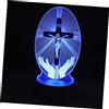 Yardwe Lampada Di Gesù Luce Notturna Incrociata Ologramma Luce Notturna Usb Regali Religiosi Per Gli Uomini Lampada Illusione 3d Regalo Attraverso Acrilico Luci Della Chiesa Bambino