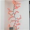 Generic Lampada a LED a forma di ramo di albero, con telecomando e timer, luci a forma di ramo di albero di salice, luci floreali per pareti, camera da letto, soggiorno, mensola