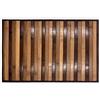 HOME ZEN HOUSEHOLD LINEN TAPPETO BAMBOO LEGNO PASSATOIA ANTISCIVOLO LAVABILE STUOI CORSIA 50x100 cm MARRONE