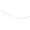 QAZQA slimline uzzy - Moderno - 6 luce - L 248 cm - Bianco -