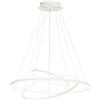 Lucande lampada a sospensione dimmerabile (Moderno) colore Bianco, in Metallo ad es. Soggiorno & Sala da pranzo lampadina inclusa Lampada lampadine per plafoniera