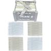 HOME ZEN HOUSEHOLD LINEN Cesto in Legno Shabby Chic con 4 Asciugamani in Cotone 30x30 cm, Idea Regalo (GRIGIO HOME FRASE)