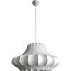 KSTUFF Lampada da soffitto per apparecchio di design Vento silenzioso Lampada a sospensione cinese Soggiorno in famiglia creativa Lampada in seta droplight Lampadario semplice nordico Ristorante d'arte