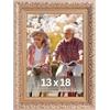 Victor cornice portafoto "Rubens" oro rosé 13x18 cm - profilo: 30 x 20 mm - stile barocco antico - vetro vero - decorazione per la casa