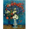 Liziciti Kit per pittura a mosaico 5D con diamantini per adulti, punto croce con strass delle opere di Van Gogh 30x40cm (Vaso di Pisello Selvatico)