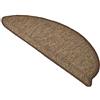 Beautissu Set da 15 tappetini gradini scale ProStair - 55x15cm - passatoie gradini e scalini singoli - marroncino
