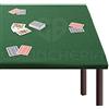 GBiancheria MOLLETTONE COPRITAVOLO SALVATAVOLO VERDE RETTANGOLARE ROTONDO QUADRATO MADE IN ITALY (Rettangolare 135x180cm)