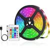 AntDau71® - Striscia Led Rgb. Lunghezza 3 Metri. Dotate di cavo di collegamento usb e di telecomando di controllo con 4 modalità d'illuminazione e 16 colori selezionabili - CW550