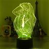 KJsdaADSA Hatsune Miku Anime 3D Night Light con telecomando 16 colori LED Lampada da tavolo Touch Light Regalo Camera da letto per bambini Decorazione della stanza