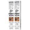 L'Oreal Paris NYX Professional Makeup Epic Inky Stix Eyeliner in Gel Cremoso Waterproof Punta Inclinata Colore Intenso Asciugatura Rapida Lunga Durata Finitura Matte Colore 17 Wired White - 2 Eyeliner