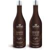 BRAZILIANHAIRPRODUCTS Omniá Coffee Trattamento Lisciante per Capelli Kit Formaldehyde Free 2x1L