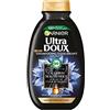 Garnier Ultra Doux Shampoo idratante e bilanciante con carbone magnetico e fiore di cumino nero, per capelli normali a grassi, 250 ml