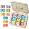 Generic Pat Gel, 9 colori, set di smalti in gel Pat Painting, effetto sfumato con spugna e pennello per unghie, effetto ombré per unghie, di alta qualità e smalti in gel resistenti | Kit