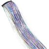 Wambere 4 extension per capelli sintetici con clip, accessori per capelli per ragazze, ciocche di capelli colorate, 50 cm, per donne, ragazze, feste, festival, cosplay, multicolore