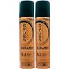 FEI FAN Lacca Per Capelli KERATIN Con Complesso Vitaminico. 3In1 Styling, Protezione e Tenuta. Tenuta a Lunga Durata 75ml (2 Unità)