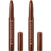 L'Oreal Paris L'Oréal Paris Ombretto Stick Colore Intenso Lunga Durata Le Shadow 240 Brown Abyss Texture Cremosa Ultra Pigmentata e Facile da Applicare - 2 Ombretti