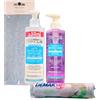 FEI FAN SET STRUCCANTI IDRATANTI: Latte Detergente Micellare 250ml + Tonico Rinfrescante Viso 200ml + Confezione Da 85 Dischetti Levatrucco Bio + Fascia Per Capelli (Colori Assortiti)