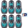 Felce Azzurra BREEZE MEN - 6 deodoranti secchi Roll On 50 ml + 1 confezione di talco Felce Azzurra gratis, sacchetto da 100 g