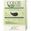 Colorerbe Multipack 6x TINTURA COLOR ERBE BIO NERO (1.0)-Colorazione Permanente in Gel-Senza Ammoniaca,Resorcina,Parabeni-Copertura Ottimale Capelli Bianchi-Nutre-Protegge-Illumina-MadeInItaly