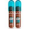 NYX Professional Makeup Lip I.V. Gloss Stain Idratante 2in1 Lipgloss e Tinta Labbra Applicatore a Goccia Formula Vegana con Vitamina B12 e Magnesio Tonalità 03 Splash N Spice - 2 Lipgloss da 5ml