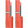 L'Oreal Paris L'Oréal Paris Rossetto Liquido Infaillible Laque Resistence 601 Worth It Effetto Laccato e Brillante Tenuta 16h No Transfer con Squalano - 2 Rossetti