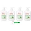 Beni Culinari 4 saponi Cera di Cupra Sapone - Igiene Liquido per mani e viso con eucalipto - 200 ml + portachiavi Beni Culinari