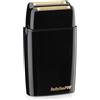 BaBylissPRO BaByliss PRO FXFS2B BLACKFX Metal Collection, rasoio senza fili in metallo a doppia lamina, nero