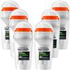 L'ORÉAL L'Oreal Men Expert Shirt Control Non Traspirante 48h Deodorante Roll-On Adatto Macchie Und Textilverhärtung, 6 Pacco (6x50ml)