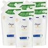 Dove 6x Dove Eco-Ricarica Nutrimento Profondo Detergente Liquido Idratante Sapone Mani Effetto Rivitalizzante - 6 Ricariche da 500ml