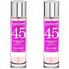 CARAVAN FRAGANCIAS Caravan - Set di 2 profumi da donna n. 45, 150 ml