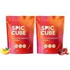 Generico Cubetti Dal Gusto Piccante, Al Gusto Pesca, Aiuta La Calma E Il Benessere Dell'Intimità,2Pcs