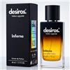 Desiros. Italian Upgrade Desiros Inferno - Estratto di Profumo Uomo Italiano Seducente a Lunga Durata Intenso Elixir - Perfume di Marca - Parfum con Note Agrumate, Fresche, Legnose - 25% di Oli Essenziali - Regalo Uomo - 50ml