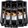 Schwarzkopf 8x Schwarzkopf Gliss Hair Repair Riparazione Suprema Balsamo Riparatore per Capelli Danneggiati Azione Fortificante e Ricostituente - 8 Flaconi da 200ml