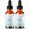 Eva Naturals Skin Firming Serum (1oz) - Day or Night Serum Instantly Firms Loose Skin and Refines Wrinkles - With Plant-Derived Amino Acids, Hyaluronic Acid, Peptides and Niacinamide - (2 Pack)